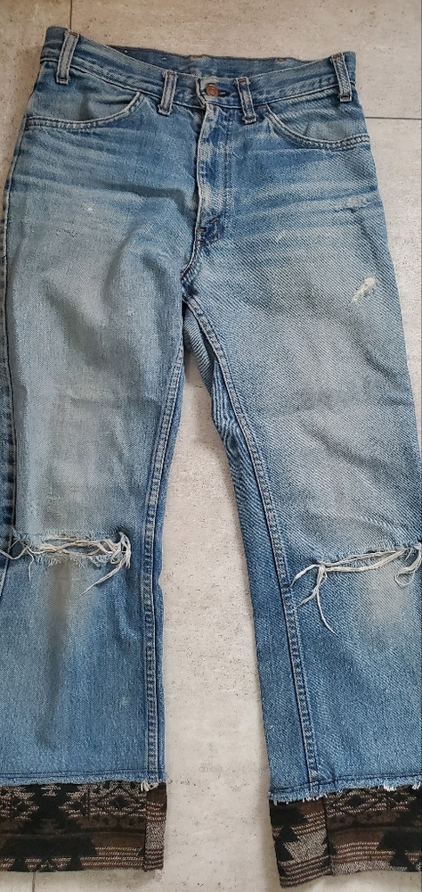 Levis Orange tab custom jeans